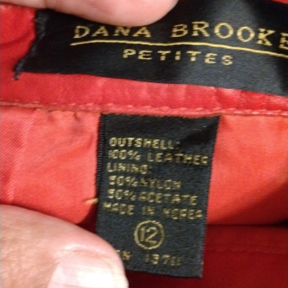 DANA BROOKE SKIRT  100% LEATHER - Picture 6 of 10